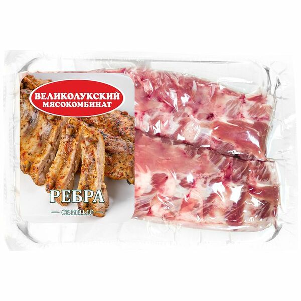 Ребра МК Великолукский свиные вес 