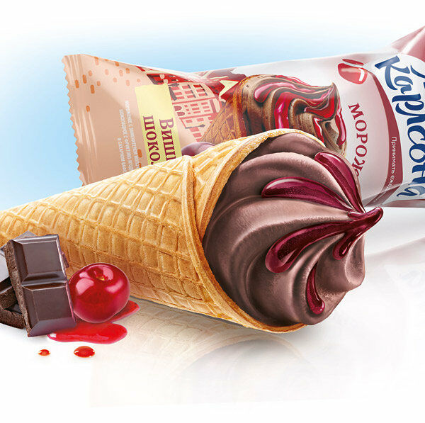 Мороженое - вишневая шоколадка ТМ Лекарство для карлсона