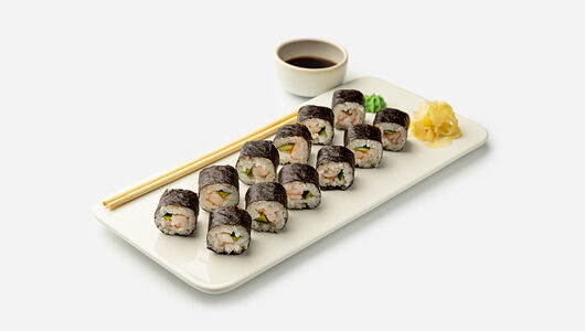 Ролл Вкусвилл с креветкой и огурцом