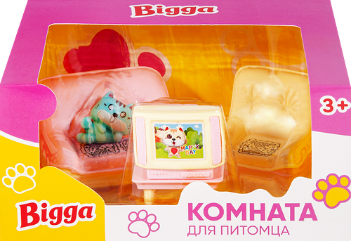 Игровой набор BIGGA Комната для питомца, Арт. RU000019, в ассортименте