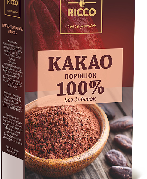 Какао порошок RICOO 100% без добавок 100г