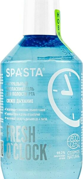 Ополаскиватель для полости рта Spasta Fresh o clock Свежее дыхание 400мл