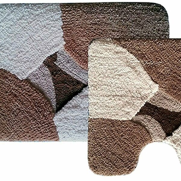 Комплект ковриков для ванной комнаты и туалета Dasch 50х80 см ворсовый