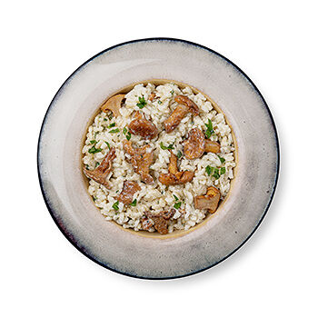 Ризотто с лисичками, Уже готово