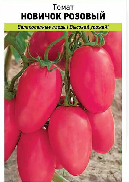 Семена Русский огород Томат Новичок розовый 0.1г