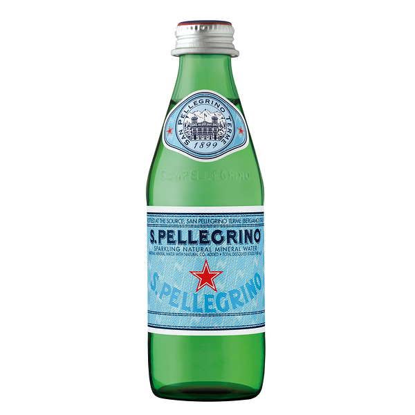 Вода минеральная S.Pellegrino газированная, 0.25 л