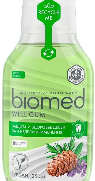 Ополаскиватель для рта Biomed Well Gum 250мл