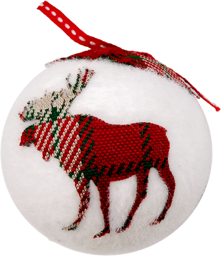 

Набор елочных шаров HOMECLUB Олени/Лоси d=8см, пенопласт, 4шт, в ассортименте