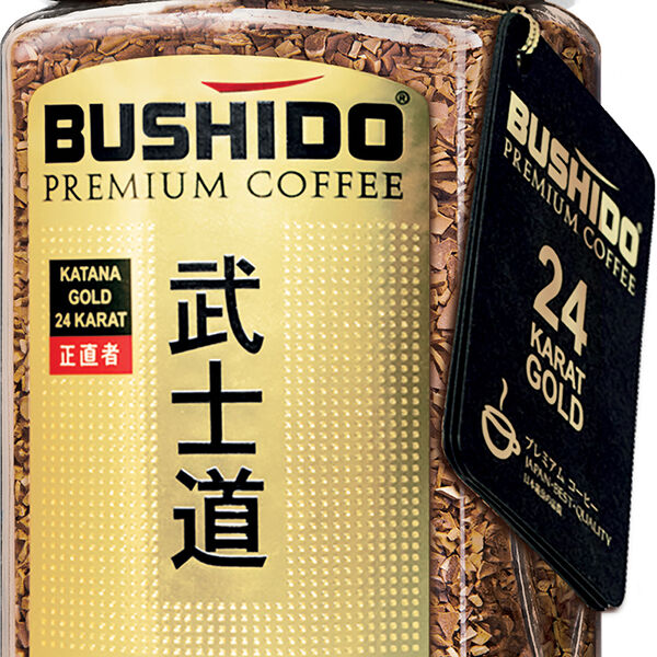 Кофе растворимый Bushido Katana Gold 24 karat