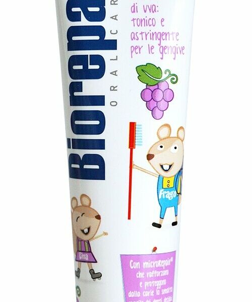 BIOREPAIR Детская зубная паста виноград Kids uva, 50 мл