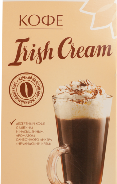 Кофе молотый ЛЕНТА Irish cream натуральный жареный