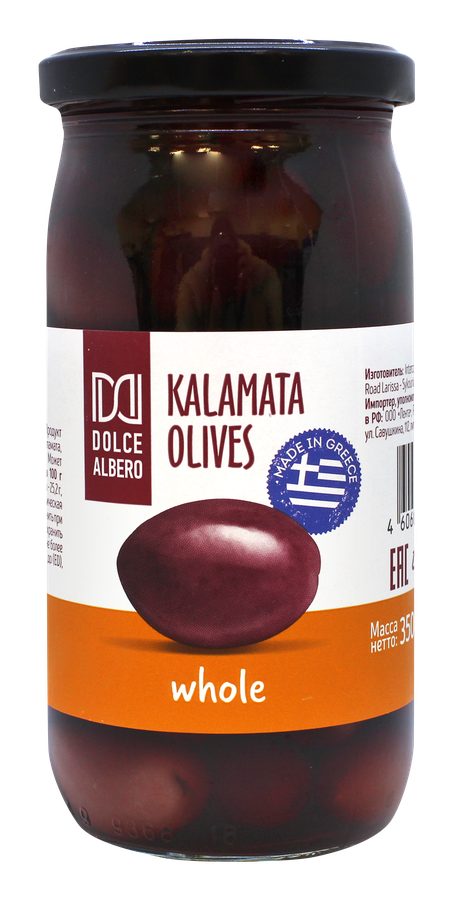 

Маслины с косточкой DOLCE ALBERO сорт Каламата