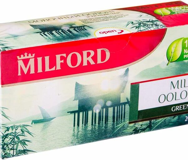 Чай зеленый Milford Milky Oolong в пакетиках, 20 шт. 35 г