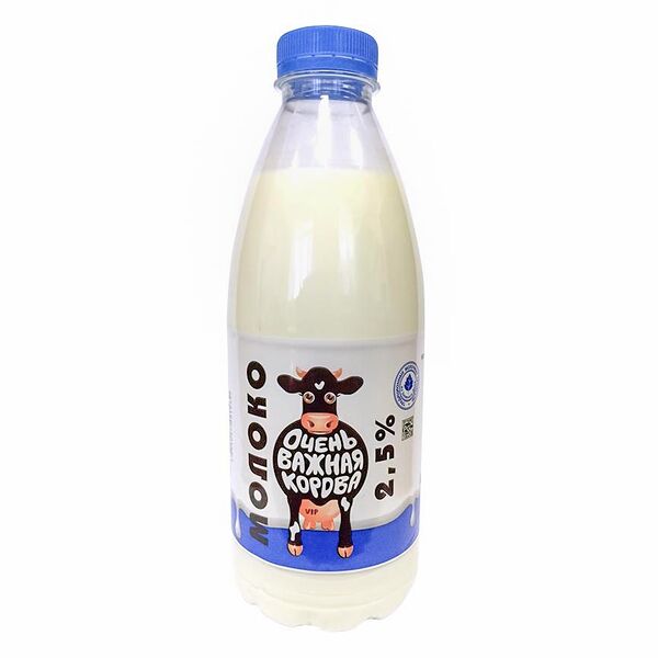 Молоко Очень Важная Корова пастеризованное 2.5%