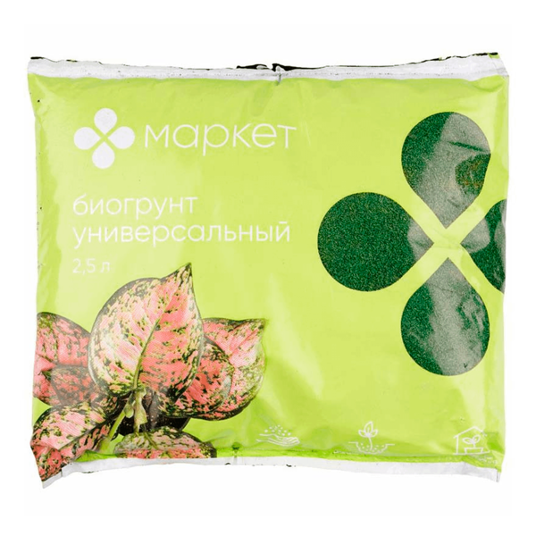 Биогрунт торфяной универсальный Маркет, 2.5л
