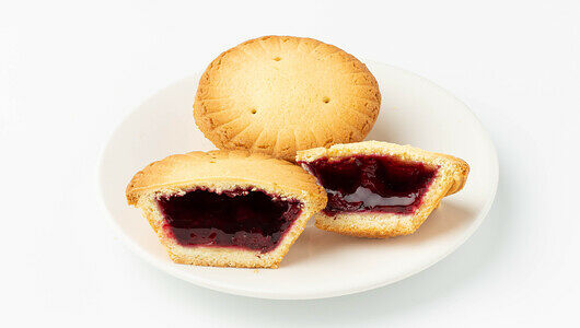 Корзиночки песочные Ягодные с вишней