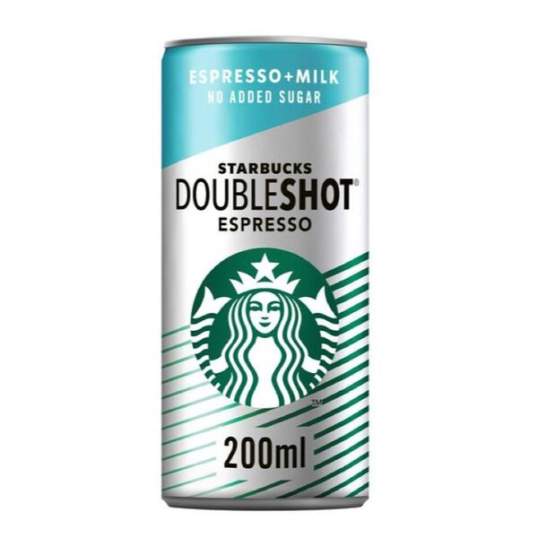 Starbucks double shot էսպրեսո կաթնային առանց ավելացված շաքարի