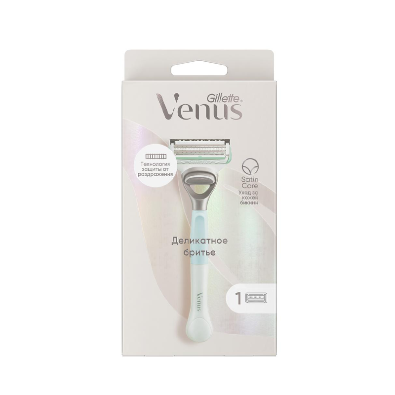 

Женская бритва Gillette Venus Satin Care c 1 сменной кассетой
