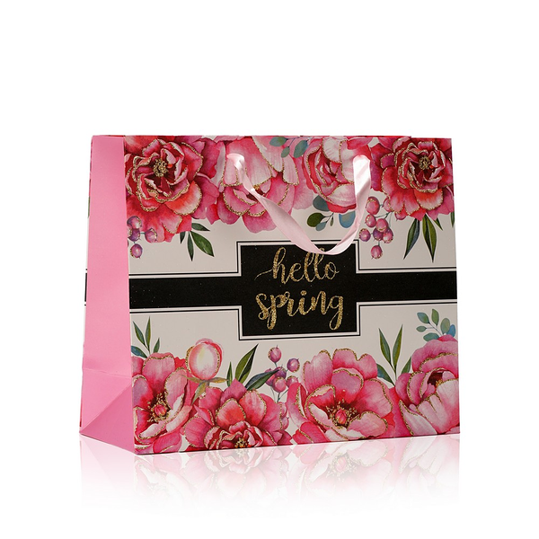 Пакет подарочный УРРА Hello Spring 31x26x12 см