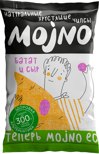 Чипсы Mojno из батата с сыром Чеддер 75 г