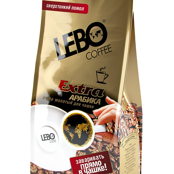 Кофе молотый Lebo Extra Арабика для чашки 100 г