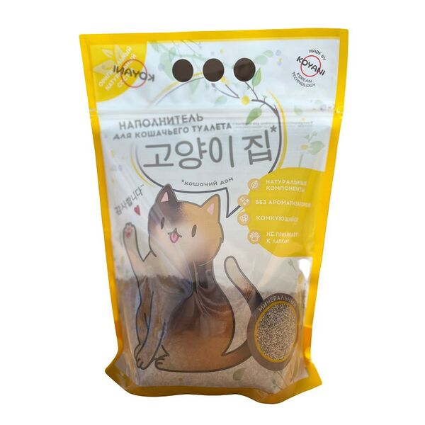 Наполнитель для кошачьего туалета KOYANI минеральный 2,8л