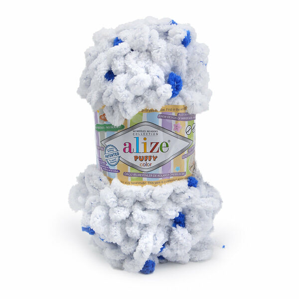 Пряжа Alize 'Puffy Color' 100г 9м (100% микрополиэстер)(6471 секционный)