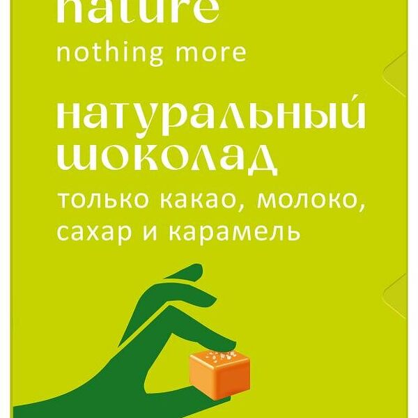 Шоколад N Натуральный молочный с соленой карамелью 80 г