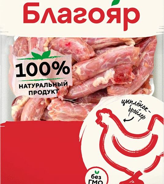 Шеи Благояр цыпленка-бройлера 490г