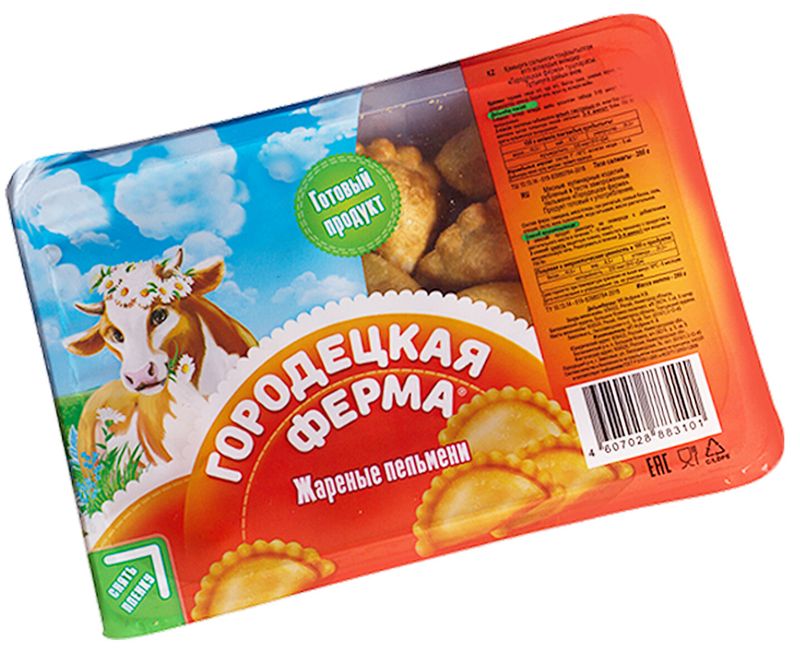 

Пельмени жареные Городецкая ферма