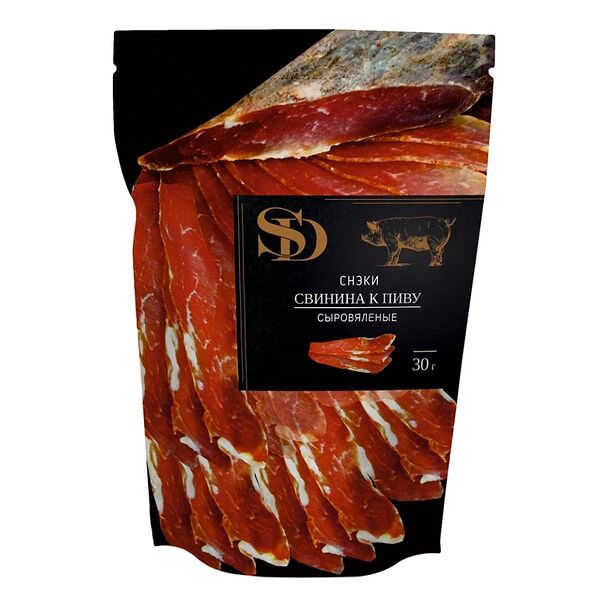 Снэки из свинины к пиву сыровяленые 