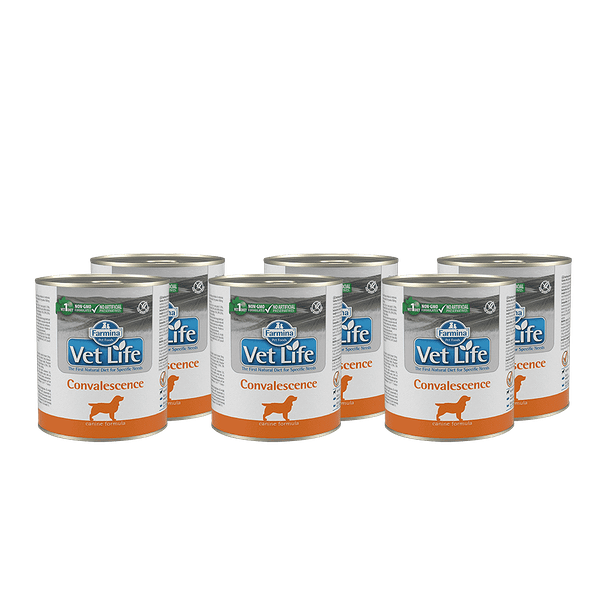 Корм для собак FARMINA Vet Life Convalescence в период выздоровления паштет банка 300г (упаковка - 6 шт)