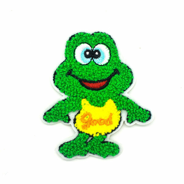 LA371 Нашивка 'Лягушонок Green' 75*85 мм