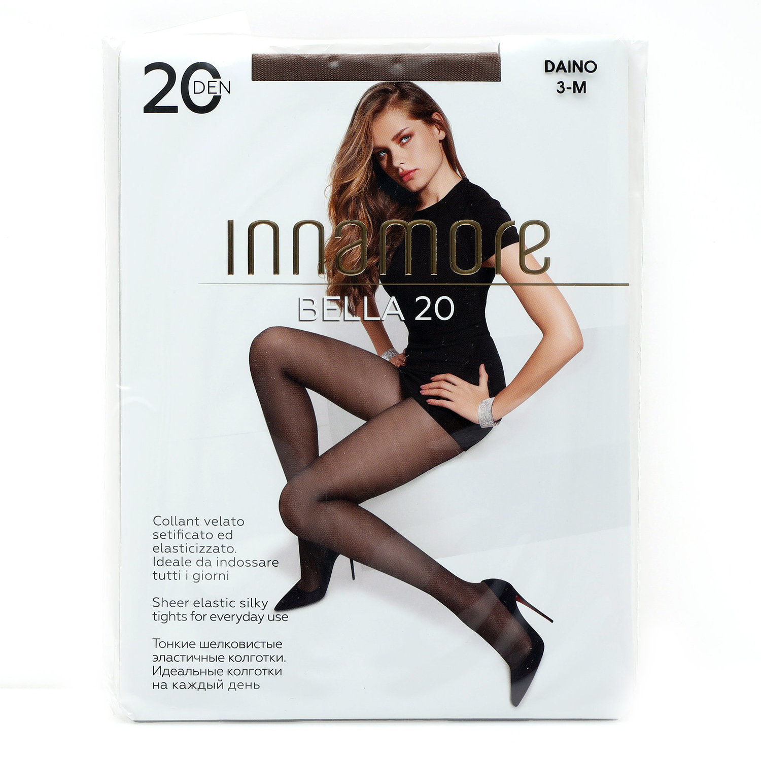

Колготки женские Innamore Bella 20 den черные р.3