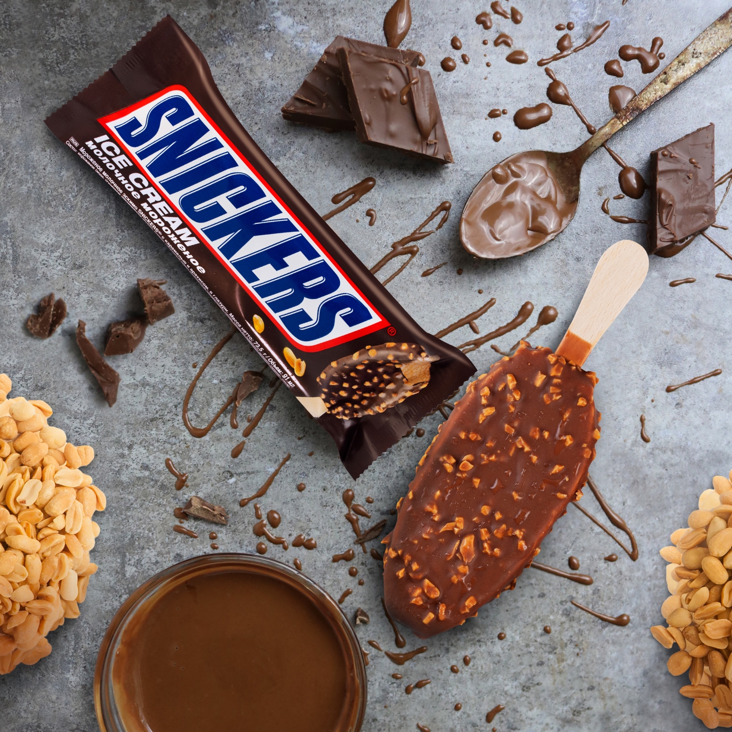 

Мороженое Snickers эскимо 65 г