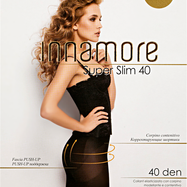 Колготки женские INNAMORE Super Slim 40 den nero размер 3