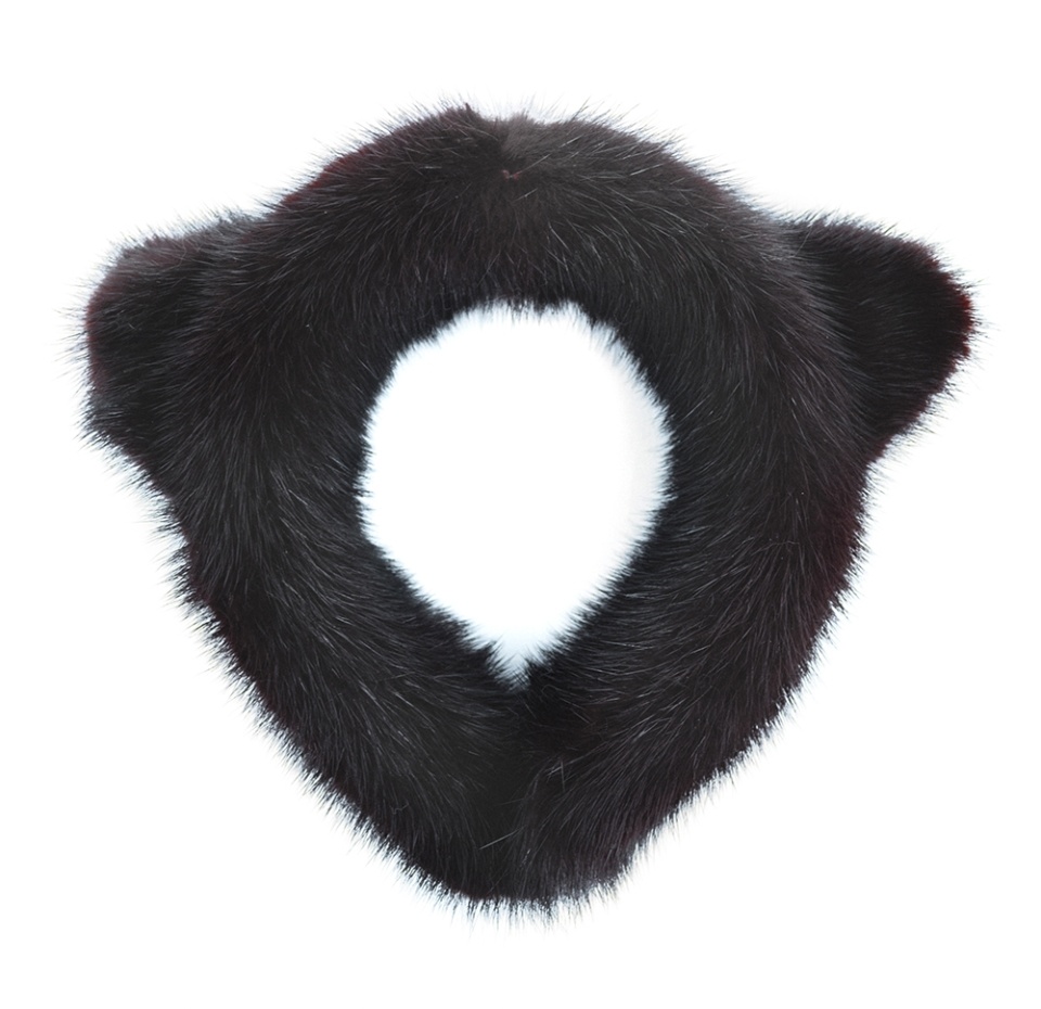 

Ободок из меха норки Carolon Ушки, детский, цвета в ассортименте