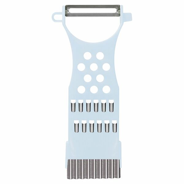 Овощечистка-терка многофункциональная, 17.5 см, нерж. сталь/пластик, в ассортименте