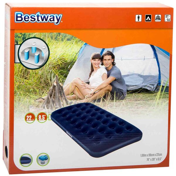 Надувная кровать Bestway 67001, 188×99×22 см