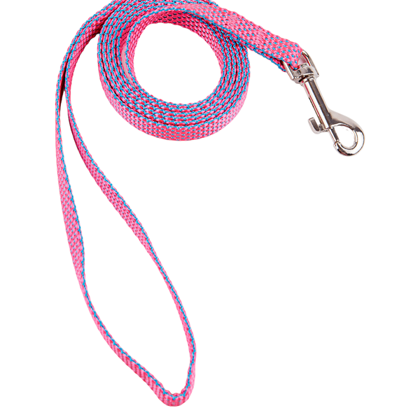 Поводок Аркон Dog&Vogue NEO нейлон розовый 1,5см*150см