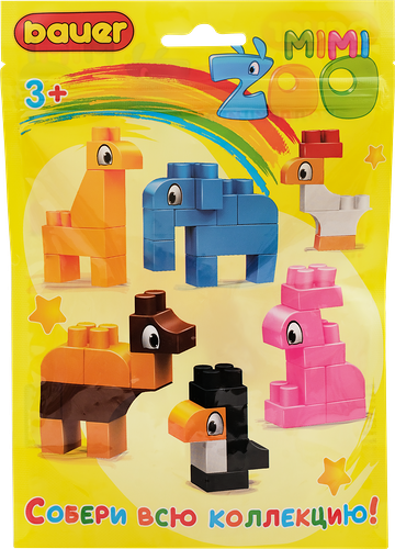 Конструктор BAUER Зооблокс Кот, Арт. 545