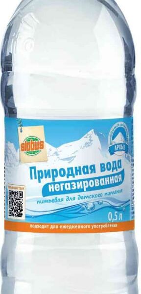 Вода природная Глобус для детей старше 3 лет негазированная