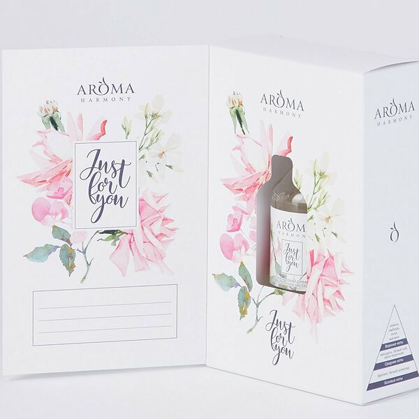 Диффузор-открытка Aroma Harmony Just for You Романтическое Настроение 50 мл