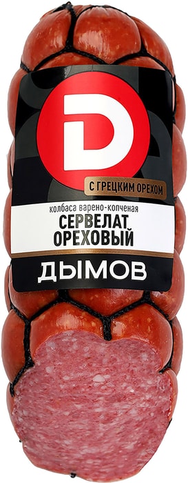 

Сервелат варёно-копчёный Дымов Ореховый 330 г