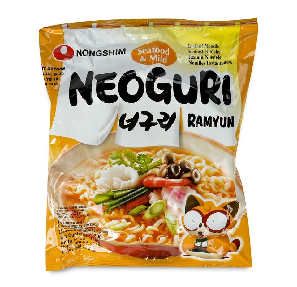 

Лапша быстрого приготовления Nongshim Неогури с морепродуктами