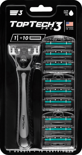 

Бритва мужская TopTech Global Pro3 1 станок + 10 кассет