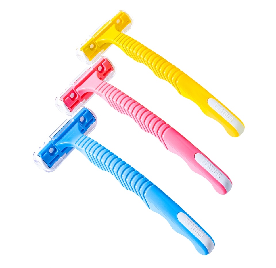 

Станок бритвенный Feather Piany одноразовый для тела с одним лезвием с защитой от порезов 3 шт., Япония