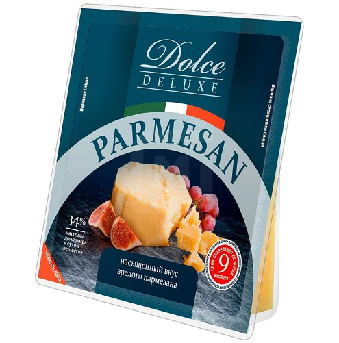Сыр Parmesan Dolce Deluxe 34%, кусок