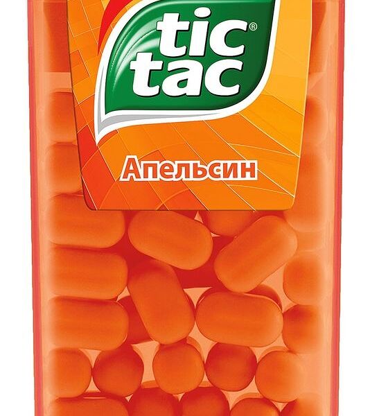 Драже Tic Tac со вкусом апельсина, 16г