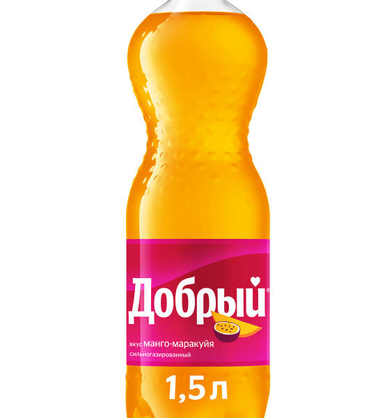 Напиток Добрый манго-маракуйя газированный 1.5л